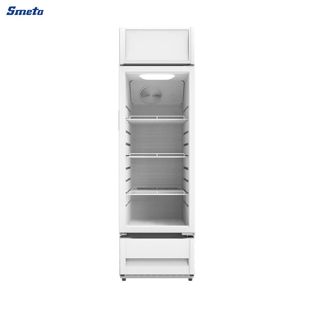 216/346L Single Door Glass Display Commercial Refrigerator