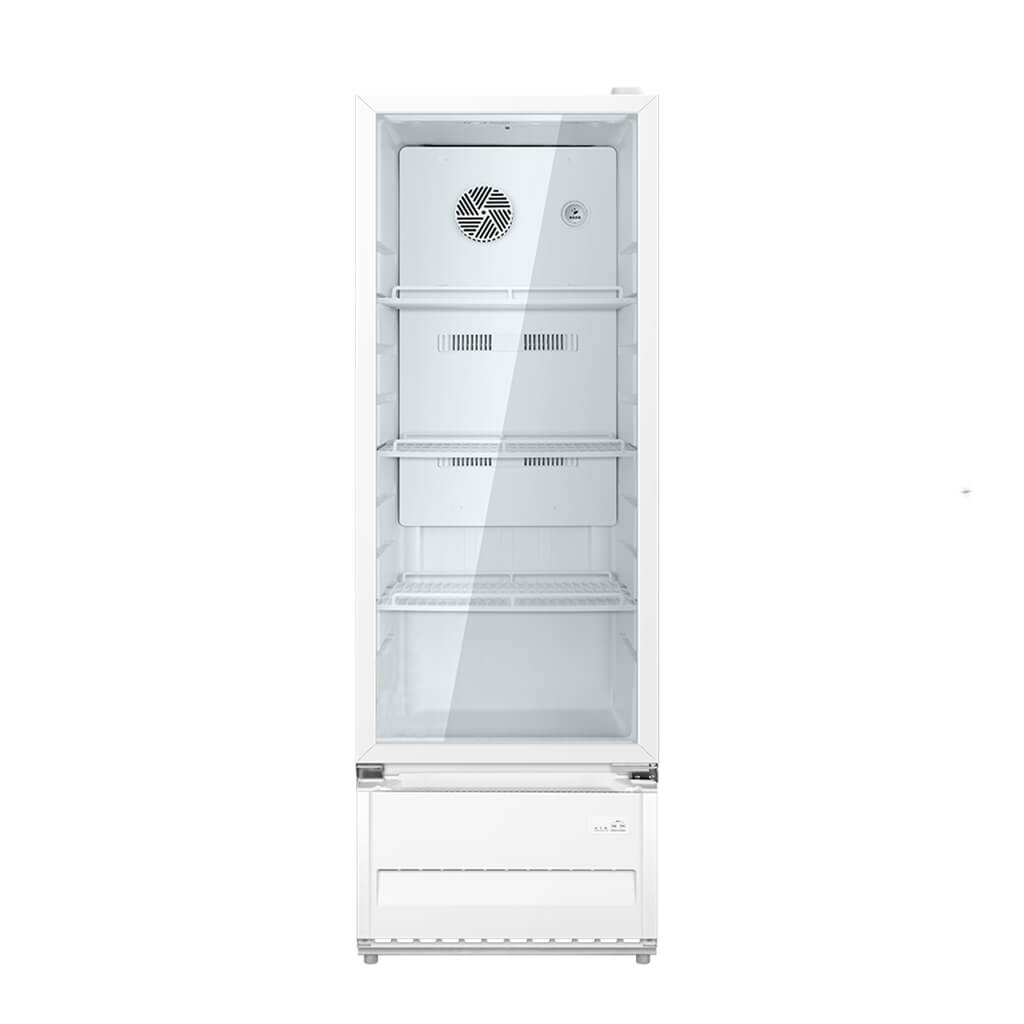 8.3/12 Cu.Ft. Single Door Commercial Fridge – Energy-Efficient Display Refrigerator with LED Lighting