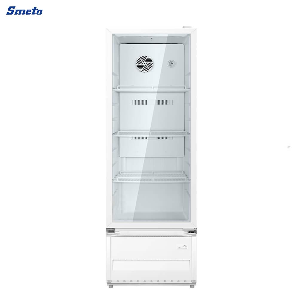 8.3/12 Cu.Ft. Single Door Commercial Fridge – Energy-Efficient Display Refrigerator with LED Lighting