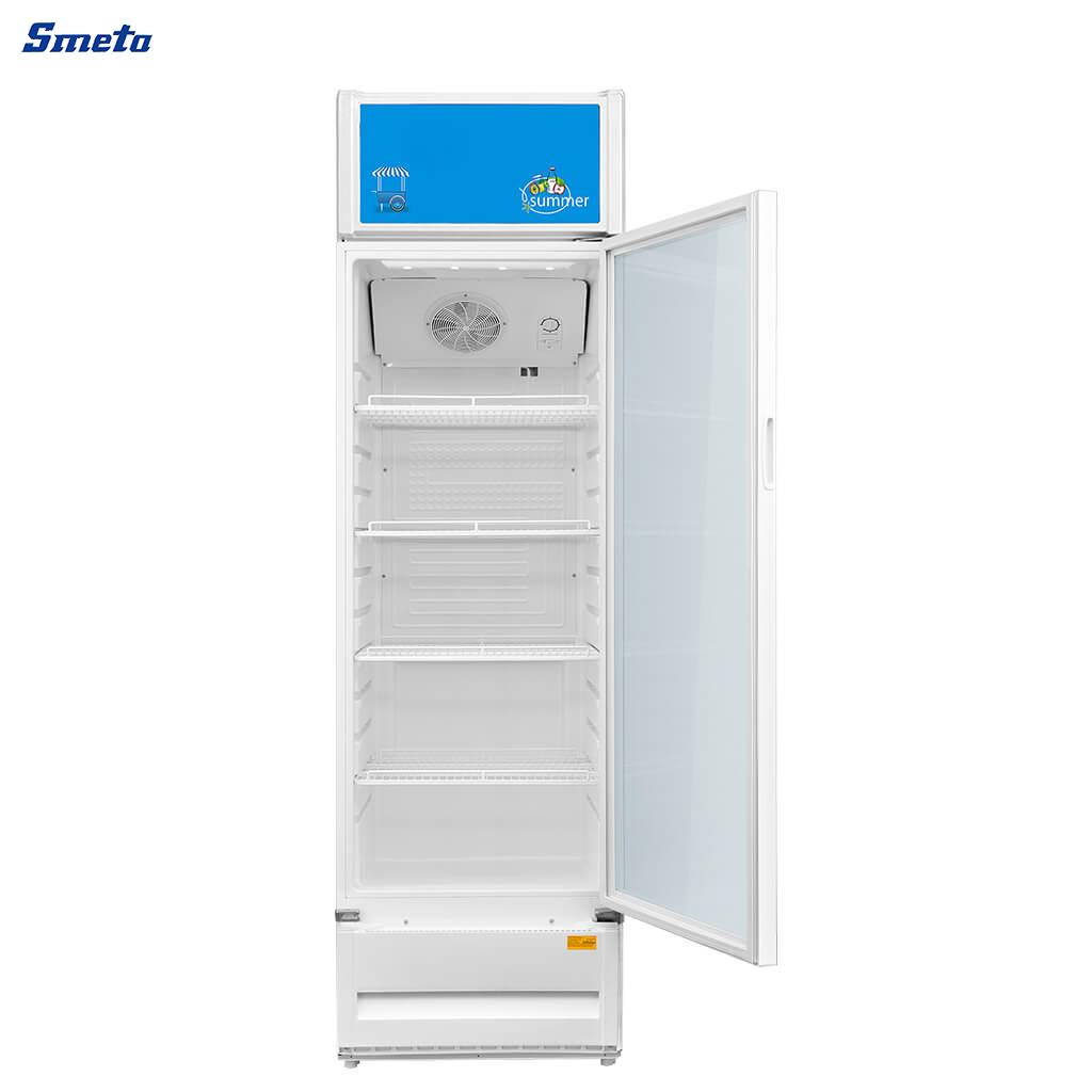 216/346L Single Door Glass Display Commercial Refrigerator