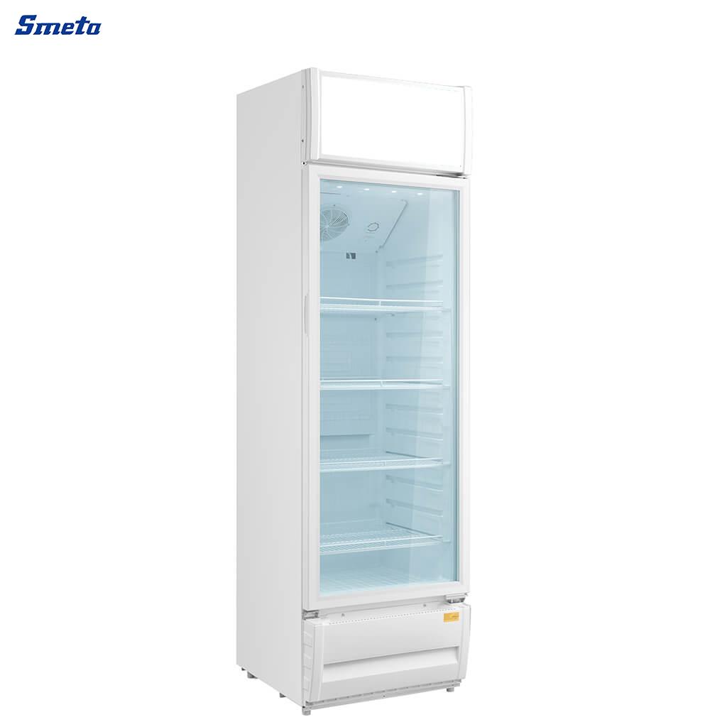 216/346L Single Door Glass Display Commercial Refrigerator