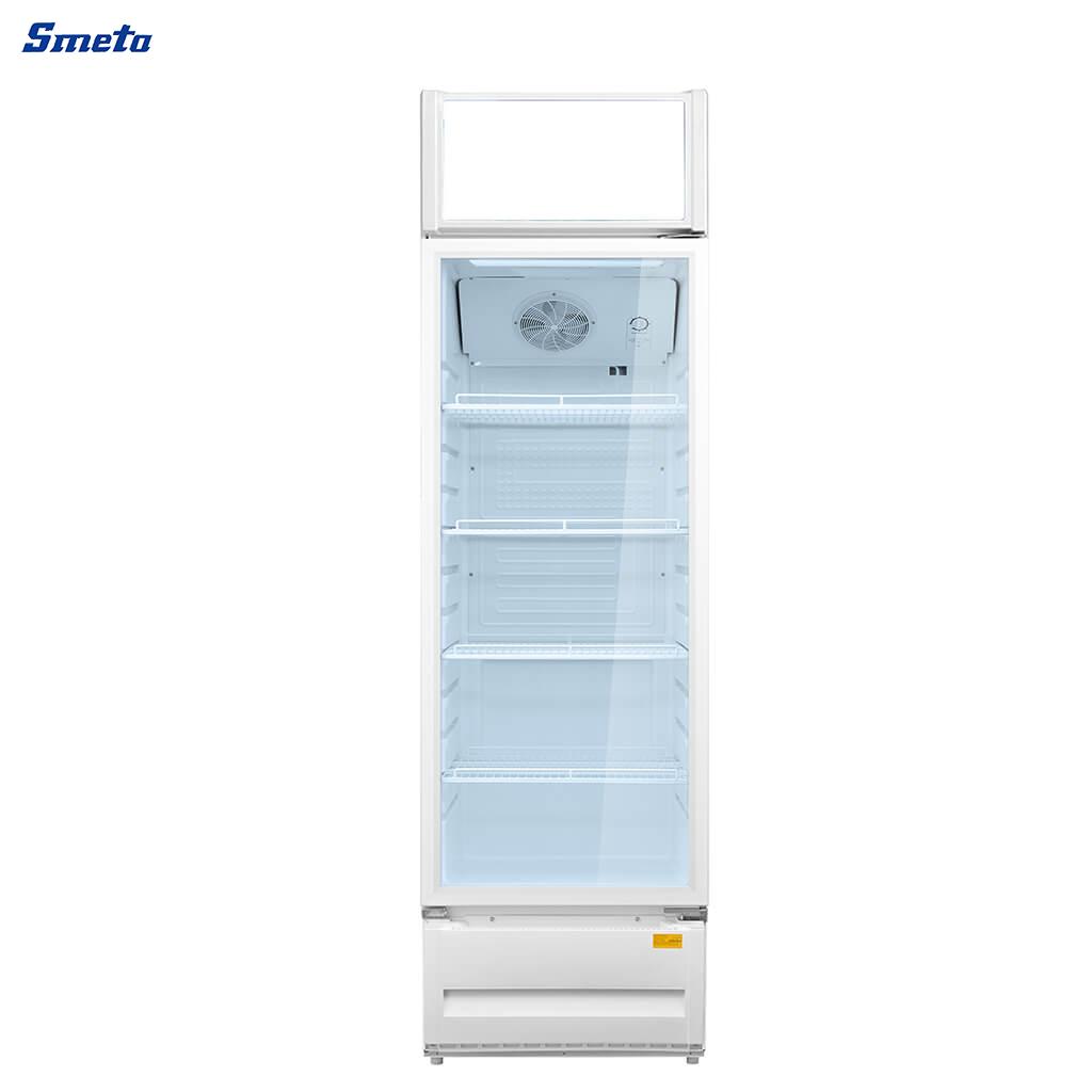 216/346L Single Door Glass Display Commercial Refrigerator