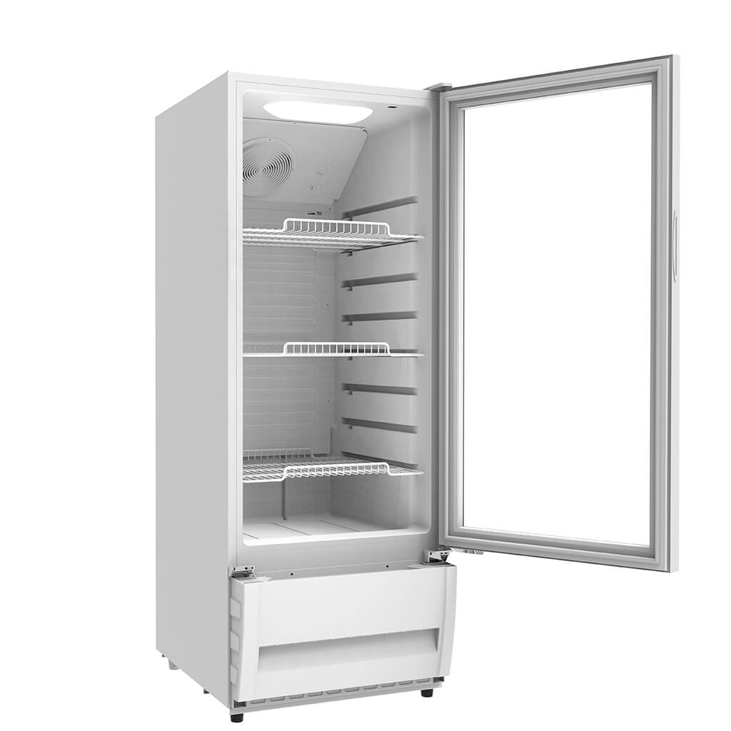 186L Single Commercial Glass Door Fridge