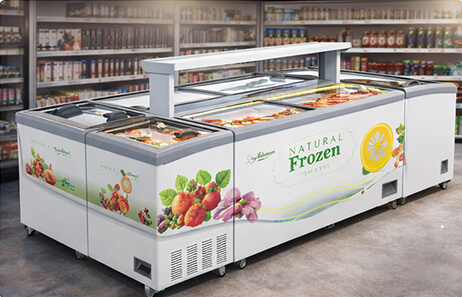 Eco-Friendly and Energy-Efficient | Smeta commercial display freezer