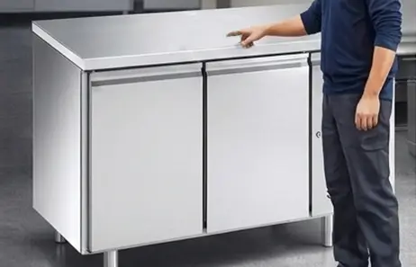 Easy Maintenance and Low Downtime | Smeta stainless steel under counter fridge