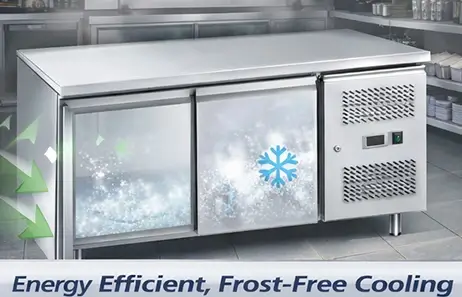 Energy-Efficient, Frost-Free Cooling | commercial undercounter freezer