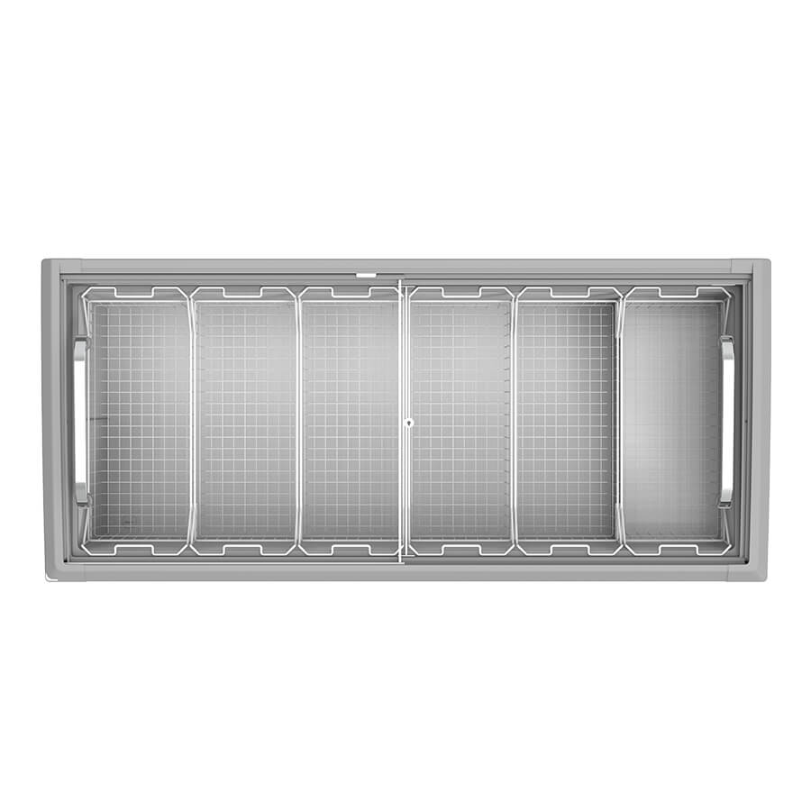 686/716L Commercial Display Freezer | High-Efficiency Refrigeration for Retail