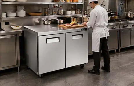 Built for Commercial Kitchen Efficiency | Smeta under counter freezer
