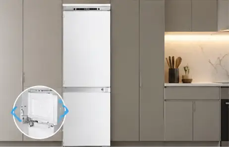 Flexible Installation with Reversible Door Design | Smeta fridge