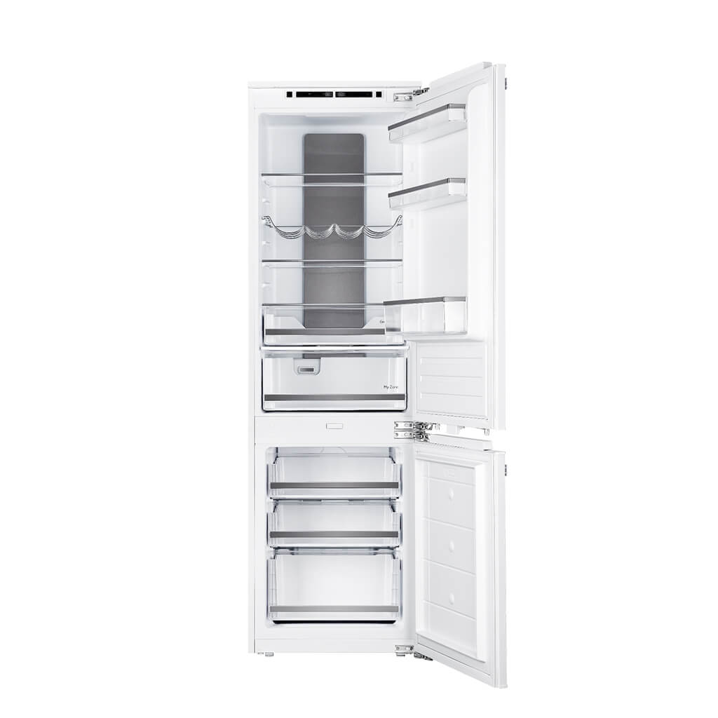 22 Inch Built In Fridge Freezer with Bottom Freezer – 8.62 Cu.Ft No Frost Refrigerator