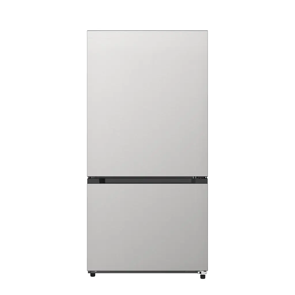 33 Inch Stainless Steel Bottom Freezer Refrigerator with Ice Maker