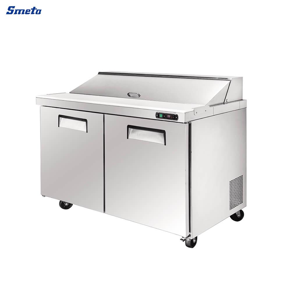 13.2 Cu.Ft. Commercial Under Counter Refrigerator with Prep Table | Sandwich & Salad Fridge