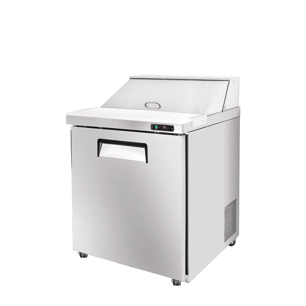 13.2 Cu.Ft. Commercial Under Counter Refrigerator with Prep Table | Sandwich & Salad Fridge