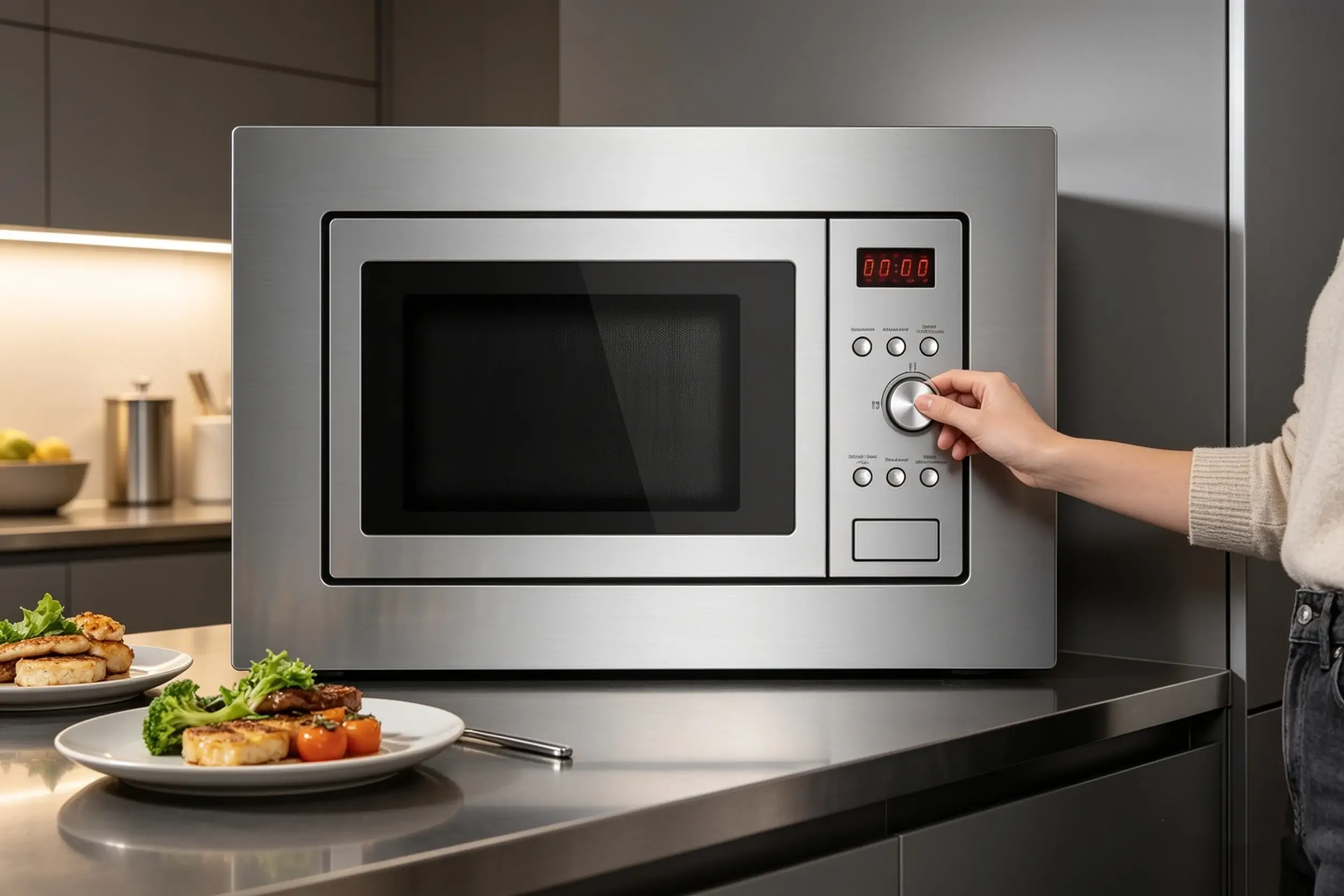 Durable Stainless Steel Cavity for Long-Term Use | inbuilt microwave oven