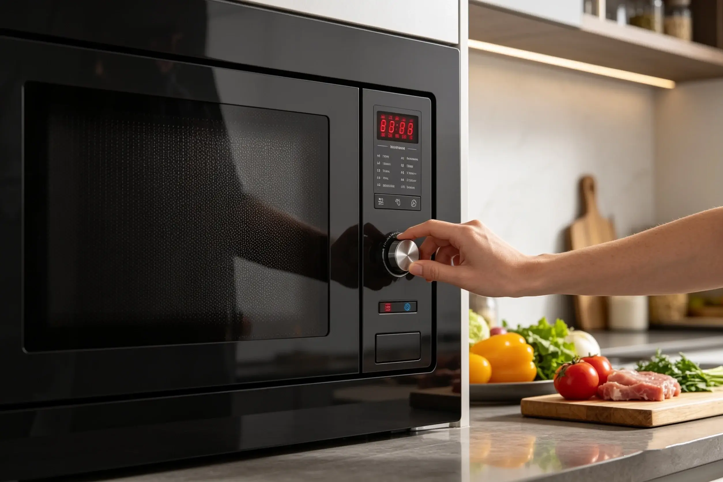User-Friendly Digital Controls with Auto Cooking Menus | Smeta built in microwave oven