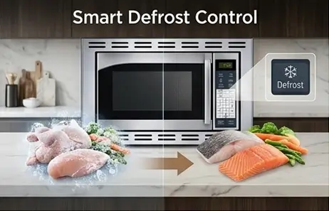 Flexible Cooking Control | Smeta 24 built in microwave