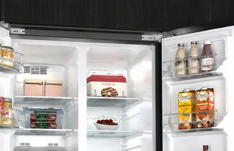 Frost Free Cooling with Inverter Compressor | Smeta integrated side by side fridge freezer