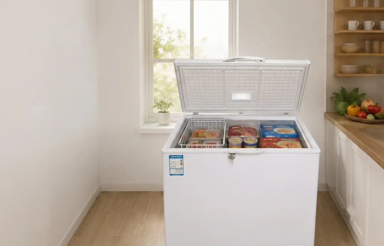 Large Storage Space & Easy Organization | Smeta horizontal freezer