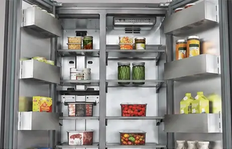 No Frost Cooling with Inverter Compressor Technology | Smeta american built in fridge freezer