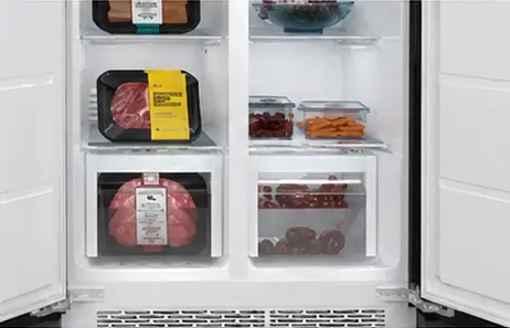 Practical Storage Configuration for Everyday Use | Smeta side by side fridge freezer