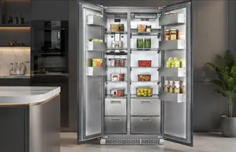 Reliable Design for Long-Term Household Use | Smeta american built in fridge freezer