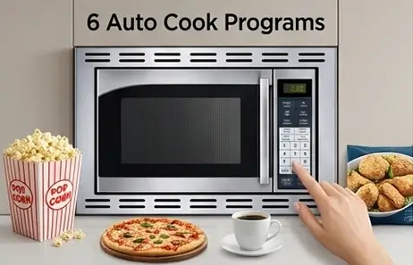 Smart Auto Menus | Smeta 24 built in microwave