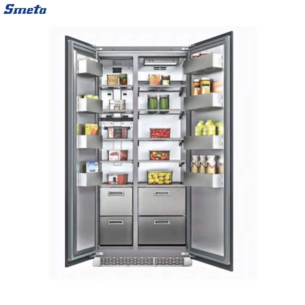 455L Integrated Side by Side Fridge Freezer with Inverter Compressor