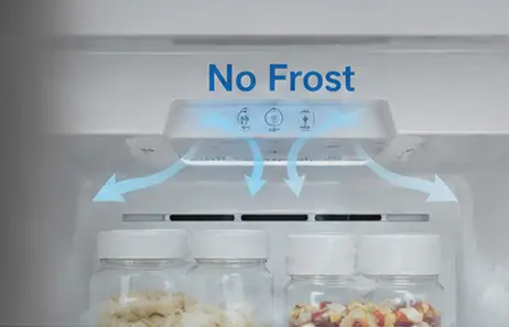 No Frost Cooling with Easy Maintenance Design