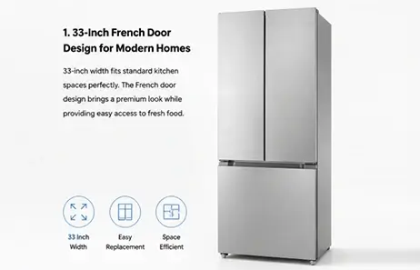 33 Inch French Door Refrigerator Design | Smeta 33 inch french door refrigerator