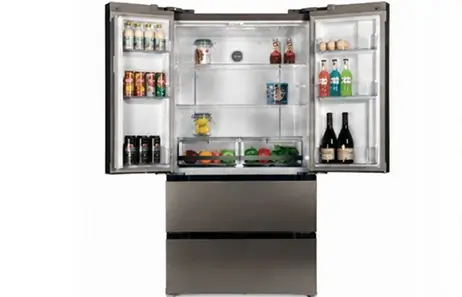Compact 33 Inch French Door Refrigerator | Smeta french door refrigerator with water dispenser