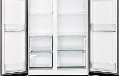 Flexible Interior Storage | Smeta side by side refrigerator freezer