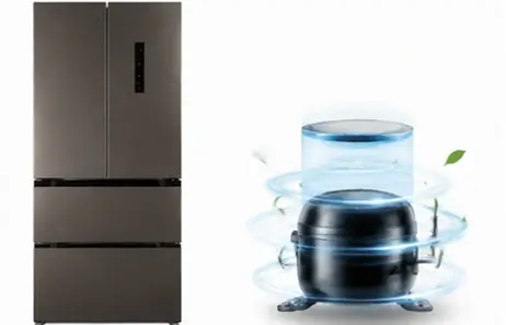 Inverter Cooling for higher Efficiency | Smeta french door refrigerator with water dispenser