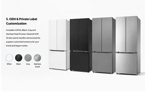 OEM & Private Label Customization | Smeta 3 door french door refrigerator