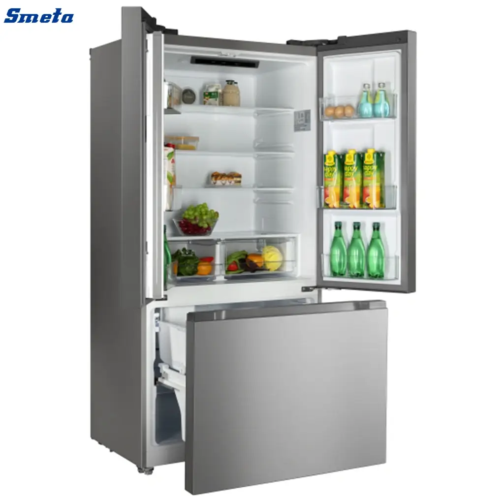 16.5 Cu.Ft. 33 Inch French Door Refrigerator with Ice Maker | 3 Door French Door Refrigerator OEM Supplier