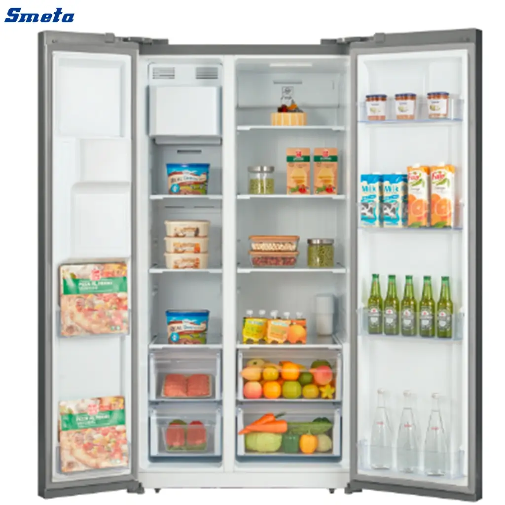 20 Cu Ft Side by Side Refrigerator with Freezer and Automatic Ice Maker & Water Dispenser