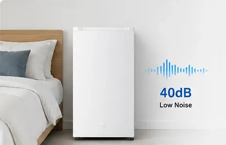 Quiet-40-dB | Smeta small fridge for bedroom