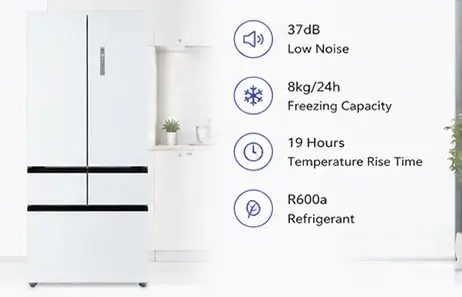 Reliable & Efficient Performance | Smeta french door fridge and freezer