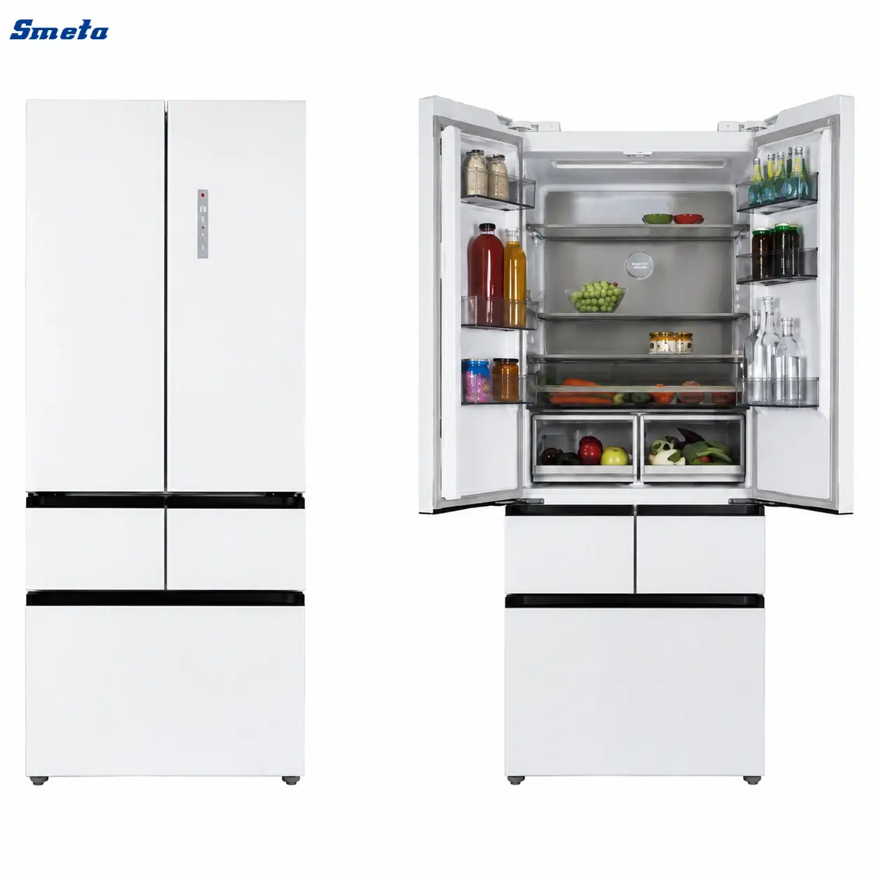 413L French Door Fridge and Freezer with Variable Temperature Compartment