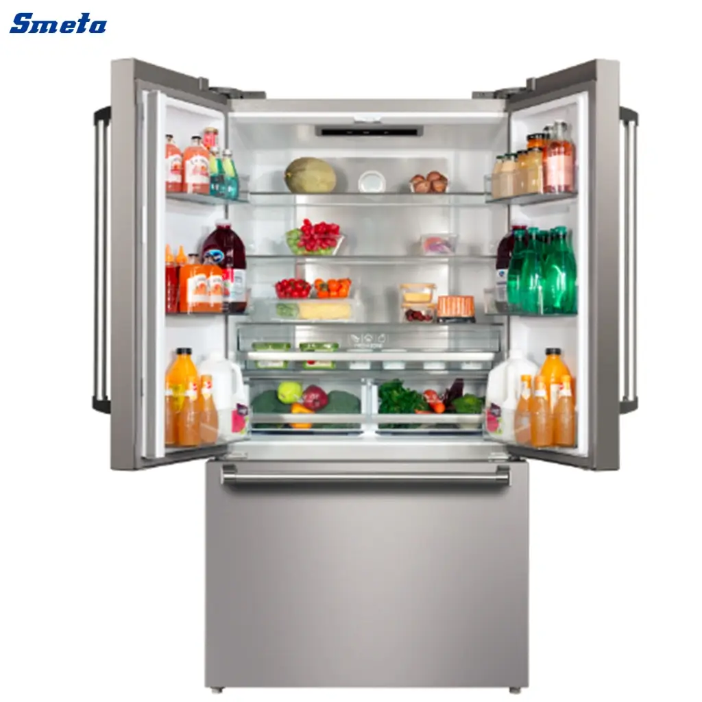 36 Inch French Door Refrigerator with Bottom Freezer Drawer