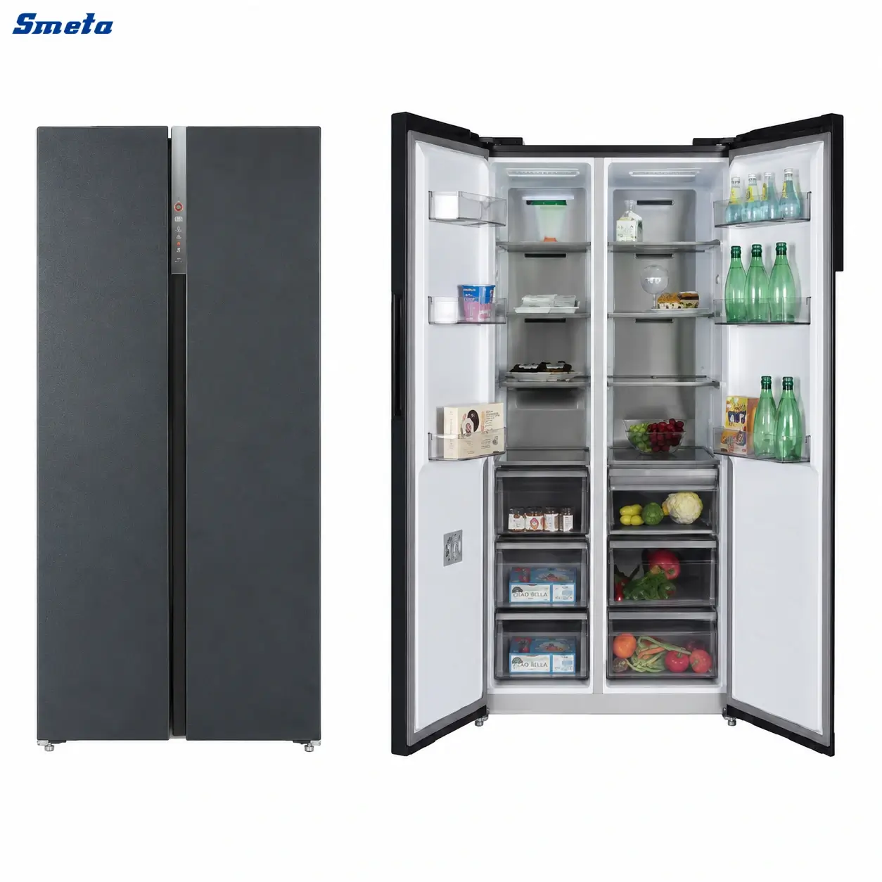 436L Integrated Side by Side Refrigerator Freezer