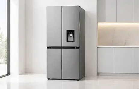 Compact Cabinet Footprint for Flexible Kitchen Planning | Smeta american fridge freezer four door