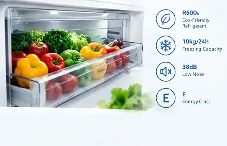 Efficient Cooling with Reliable Performance | Smeta side by side door refrigerator