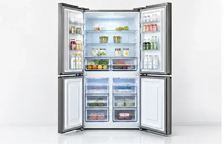 Four Door Storage for Better Product Organization | Smeta american fridge freezer four door