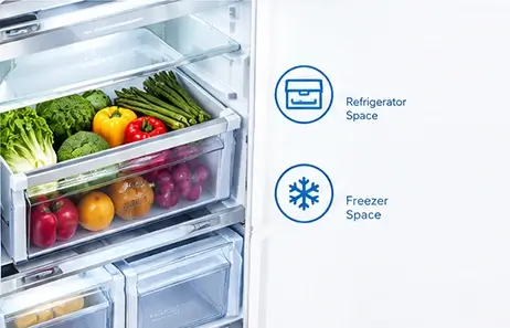 Freezer-Space | Smeta four door fridge