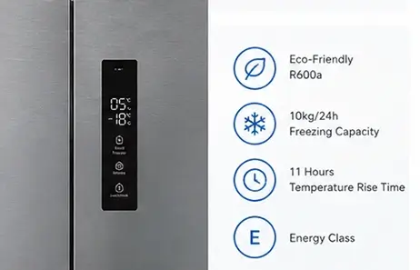Reliable Performance for Everyday Use | Smeta french door refrigerator and freezer