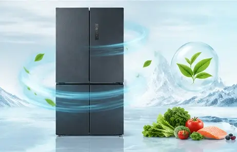 Stable Cooling Performance with Eco-Friendly Refrigerant | Smeta tall fridge freezer integrated