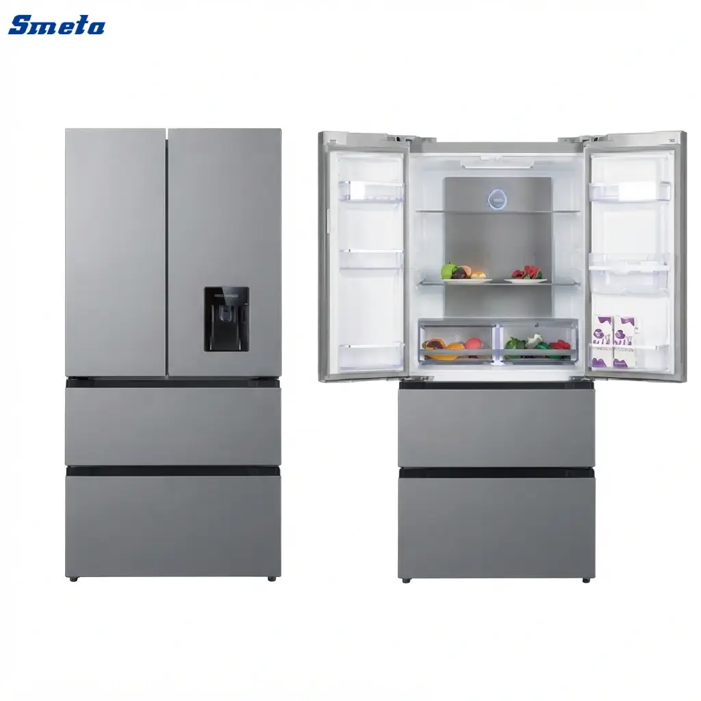 506/510L French Door Refrigerator and Freezer with Water Dispenser | Large Capacity Energy Efficient