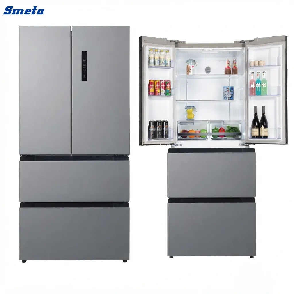 506/510L French Door Refrigerator and Freezer with Water Dispenser | Large Capacity Energy Efficient