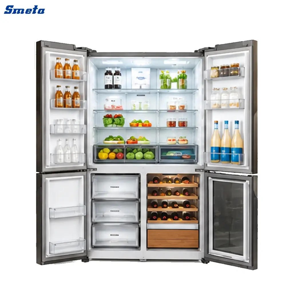 548/563L 3 Door Side by Side Door Refrigerator