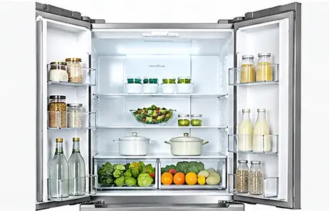Well Organized Storage Layout | Smeta french door fridge freezer